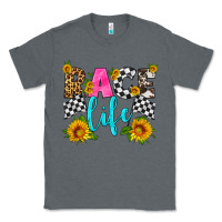 Charcoal Heather race life Classic Tee - HRA Design Shop