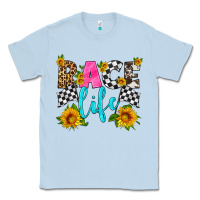 Dusty Blue race life Classic Tee - HRA Design Shop