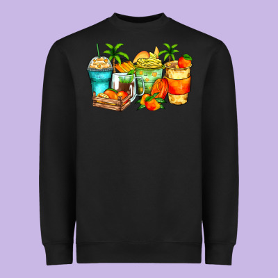 Heavyweight Sweatshirt mango farm fresh coffee cups