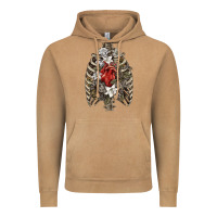 Vintage Camel Skeleton Rib Cage Heart Vintage Hoodie - RanaPortraitStore