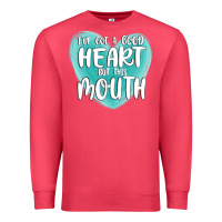 Cardinal i have got a good heart but this mouth Premium Sweatshirt - MaliasSmallBusiness