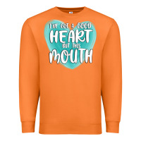 Carrot i have got a good heart but this mouth Premium Sweatshirt - MaliasSmallBusiness