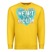 Lemon i have got a good heart but this mouth Premium Sweatshirt - MaliasSmallBusiness