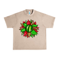 French Oak watermelon sunflower Urban Heavy Tee - Zillion Design Studio