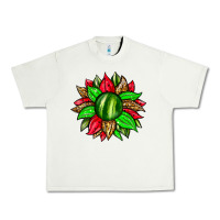 Pistachio watermelon sunflower Urban Heavy Tee - Zillion Design Studio