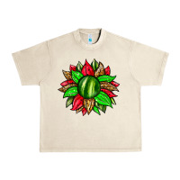 Sandshell watermelon sunflower Urban Heavy Tee - Zillion Design Studio