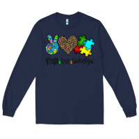 Navy accept love understand Long Sleeve Tee - CowhideDigitalArt
