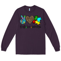 Plum accept love understand Long Sleeve Tee - CowhideDigitalArt