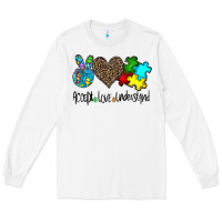 White accept love understand Long Sleeve Tee - CowhideDigitalArt