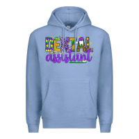 Colony Blue Crawfish season mardi gras Premium Hoodie - BundleAndBundleShop