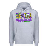 Heather Grey Crawfish season mardi gras Premium Hoodie - BundleAndBundleShop