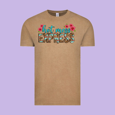 Hot Mess Express Vintage Tee Designed By Texasbilliewilder