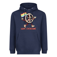 Navy love everyone Heavyweight Hoodie - MaliasSmallBusiness