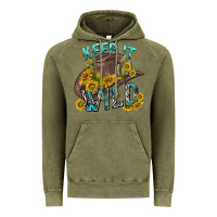 Vintage Olive keep it wild tbw Vintage Hoodie - texasbilliewilder