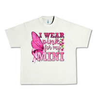 Pistachio I Wear Pink For My Mini with Butterfly Urban Heavy Tee - texasbilliewilder
