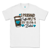 White coffee Classic Tee - CowhideDigitalArt