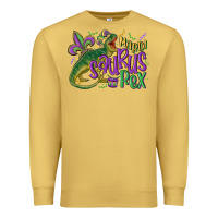 Antique Gold mardi saurus rex mardi gras Premium Sweatshirt - MaliasSmallBusiness