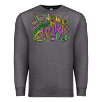Charcoal Heather mardi saurus rex mardi gras Premium Sweatshirt - MaliasSmallBusiness