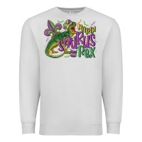 Dove Grey mardi saurus rex mardi gras Premium Sweatshirt - MaliasSmallBusiness