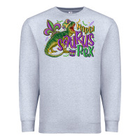 Heather Grey mardi saurus rex mardi gras Premium Sweatshirt - MaliasSmallBusiness