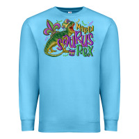 Ocean Blue mardi saurus rex mardi gras Premium Sweatshirt - MaliasSmallBusiness