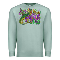Seafoam mardi saurus rex mardi gras Premium Sweatshirt - MaliasSmallBusiness