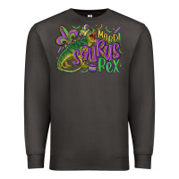 Smoke mardi saurus rex mardi gras Premium Sweatshirt - MaliasSmallBusiness