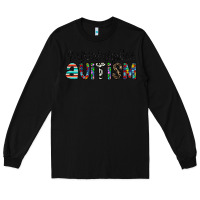 Black accept. understand love autism Long Sleeve Tee - CowhideDigitalArt