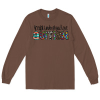 Chestnut accept. understand love autism Long Sleeve Tee - CowhideDigitalArt