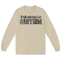 Mushroom accept. understand love autism Long Sleeve Tee - CowhideDigitalArt