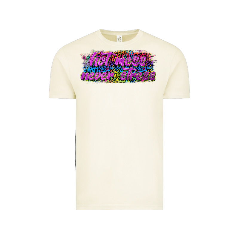 Hot Mess Never Stress Vintage Tee by texasbilliewilder | Teevron
