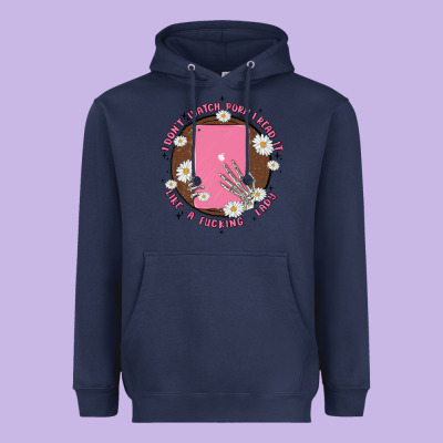 I Don't Watch Prn I Read It Like A Fucking Lady Heavyweight Hoodie Designed By Maliassmallbusiness