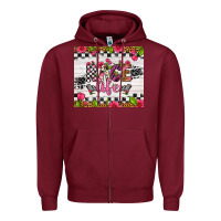 Burgundy race life tumbler Zipper Hoodie - Artiststas