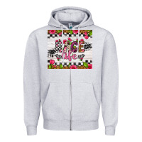 Heather Grey race life tumbler Zipper Hoodie - Artiststas