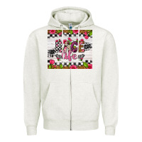 Oatmeal Heather race life tumbler Zipper Hoodie - Artiststas