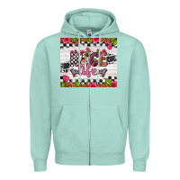 Seafoam race life tumbler Zipper Hoodie - Artiststas