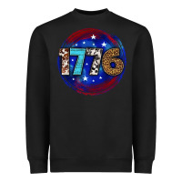 Black western 1776 4th of july billie wilder Heavyweight Sweatshirt - texasbilliewilder