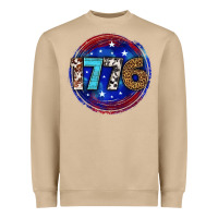 Mushroom western 1776 4th of july billie wilder Heavyweight Sweatshirt - texasbilliewilder