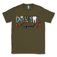 Army Green dental squad Classic Tee - CowhideDigitalArt