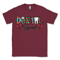 Burgundy dental squad Classic Tee - CowhideDigitalArt
