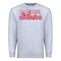 Heather Grey badass warrior Premium Sweatshirt - MaliasSmallBusiness