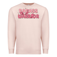Pale Pink badass warrior Premium Sweatshirt - MaliasSmallBusiness