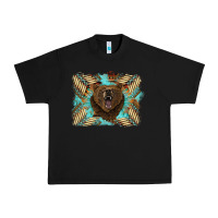 Black bear native American background Urban Heavy Tee - BarkalooDesign