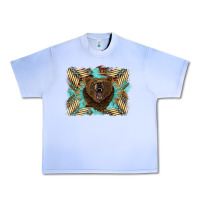 Grape Ice bear native American background Urban Heavy Tee - BarkalooDesign