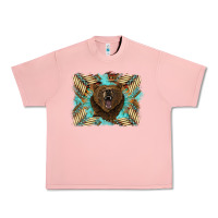 Salmon bear native American background Urban Heavy Tee - BarkalooDesign