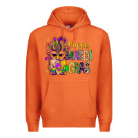 Carrot Happy Mardi Gras With Gnome Premium Hoodie - BundleAndBundleShop