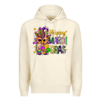 Sandshell Happy Mardi Gras With Gnome Premium Hoodie - BundleAndBundleShop