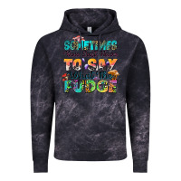 Cloud Black sometimes you just have to say what the fudge Vintage Hoodie - Zillion Design Studio
