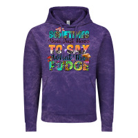 Cloud Purple sometimes you just have to say what the fudge Vintage Hoodie - Zillion Design Studio