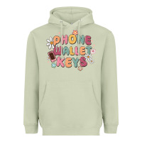Matcha phone wallet keys Heavyweight Hoodie - MaliasSmallBusiness